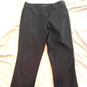 WHBM Perfect Form black slim leg pants.